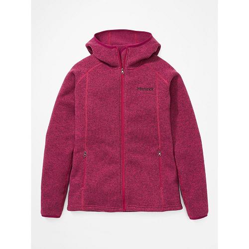 Marmot Torla Jackets - Womens Fleece Red CA5327640 Canada